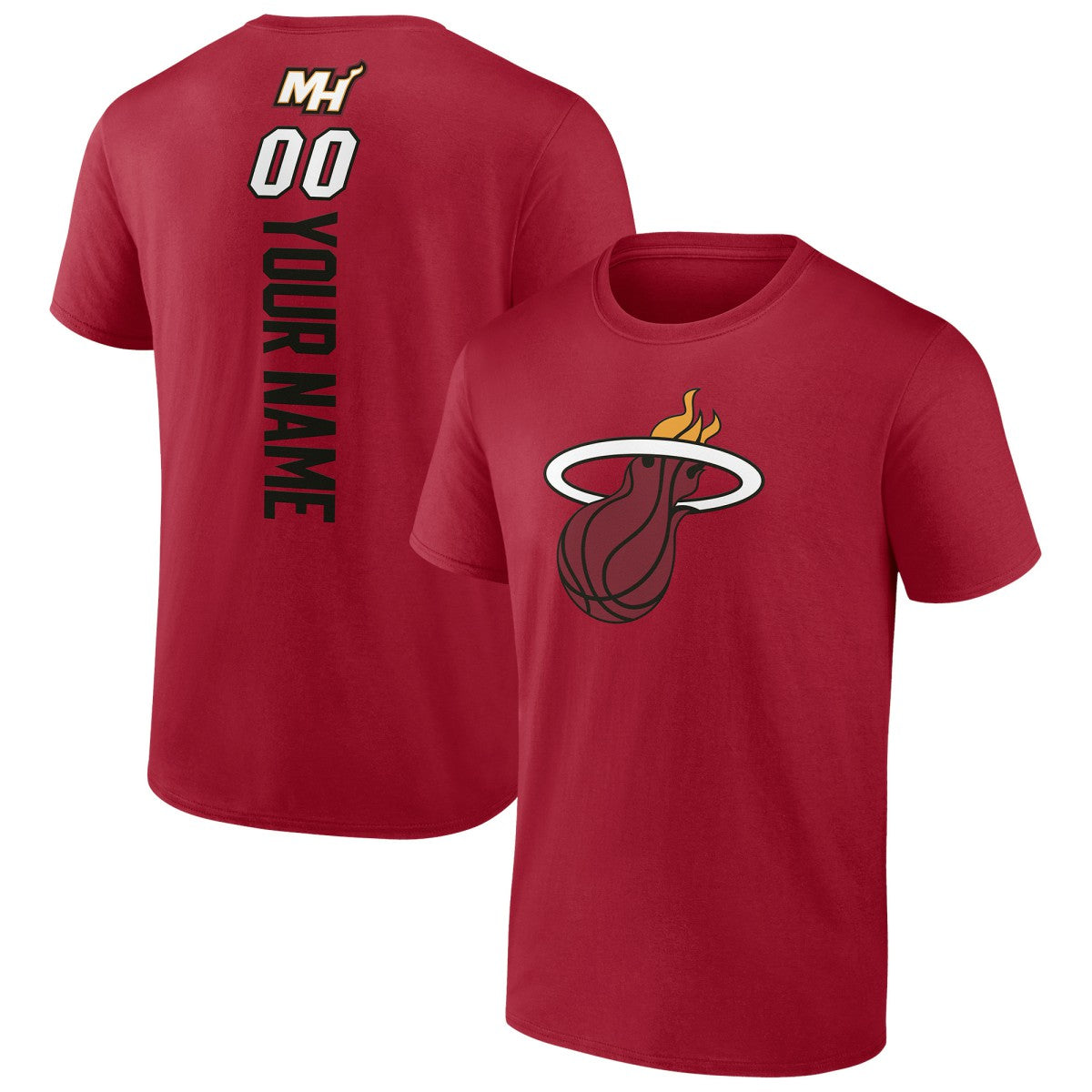 Miami Heat Personalized Playmaker Team T-Shirt - Red sale