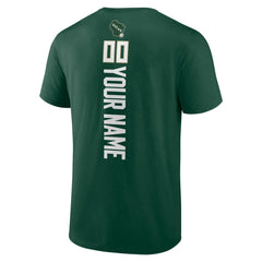 Milwaukee Bucks Personalized Playmaker Team T-Shirt - Hunter Green outlet