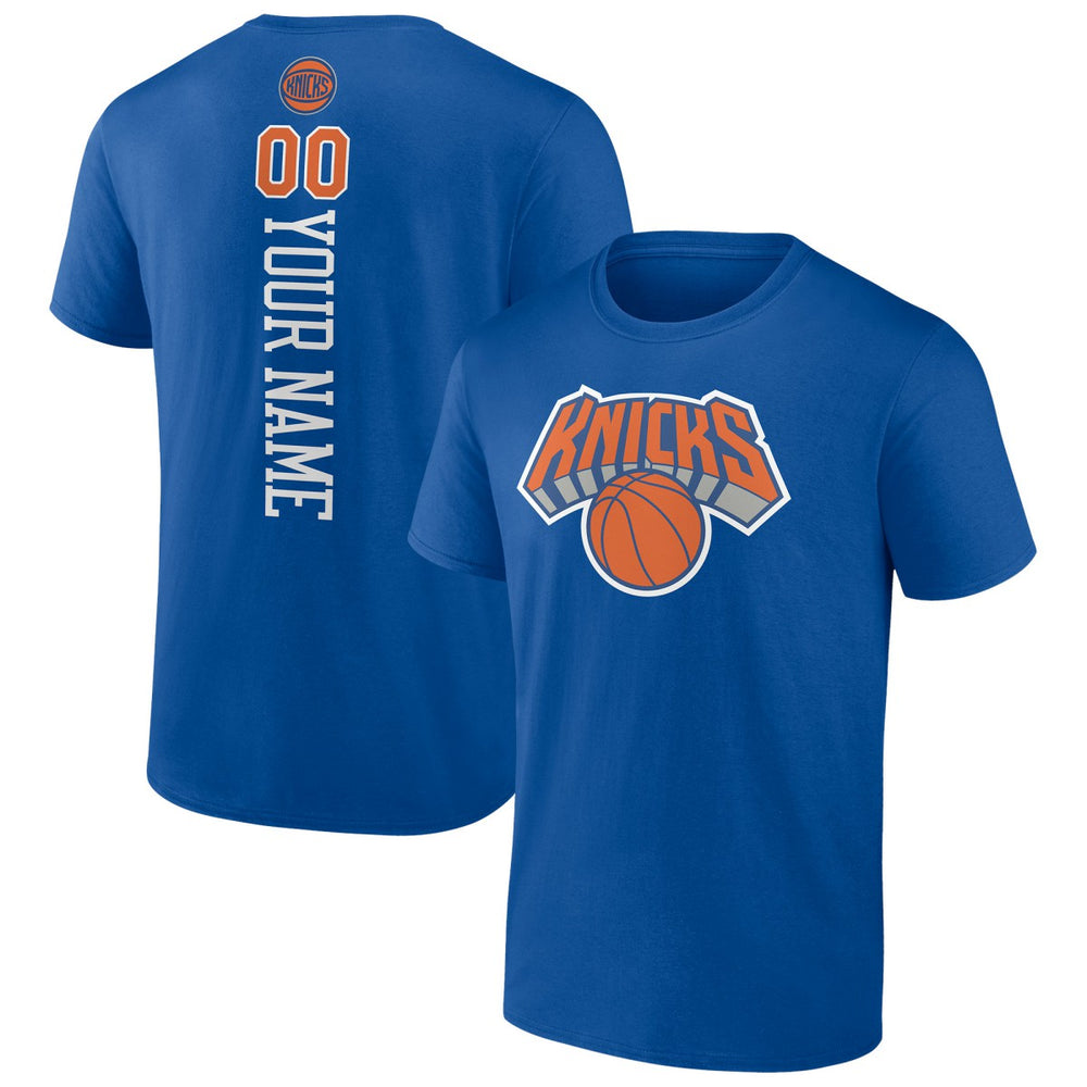 New York Knicks Personalized Playmaker Team T-Shirt - Blue shop