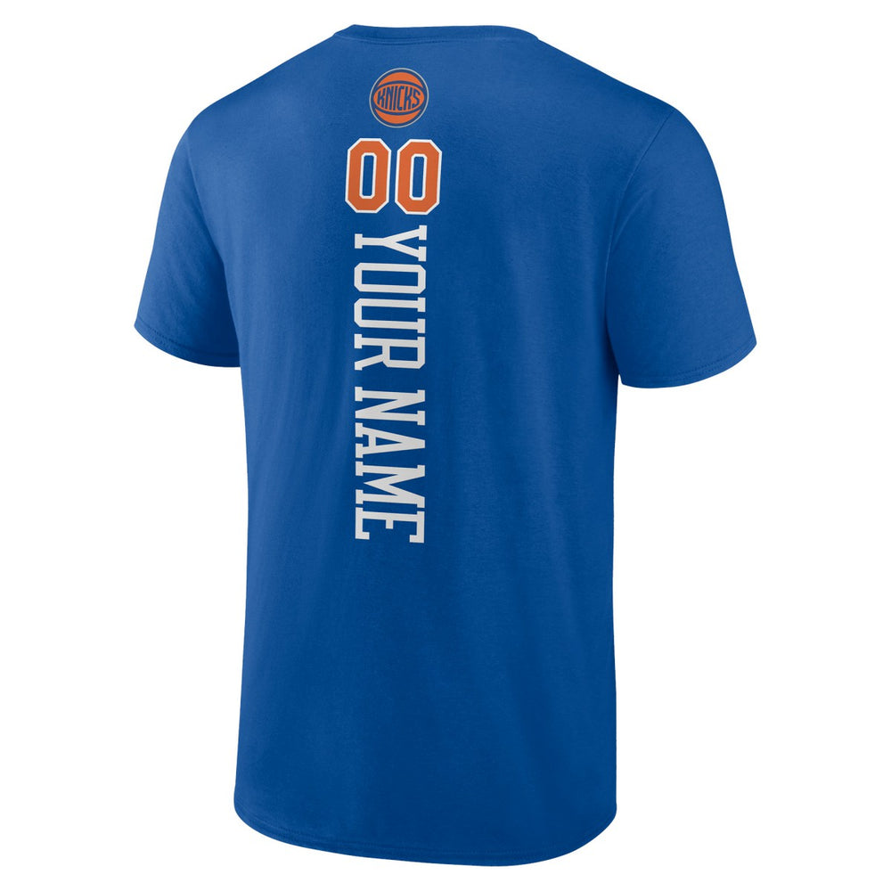 New York Knicks Personalized Playmaker Team T-Shirt - Blue shop
