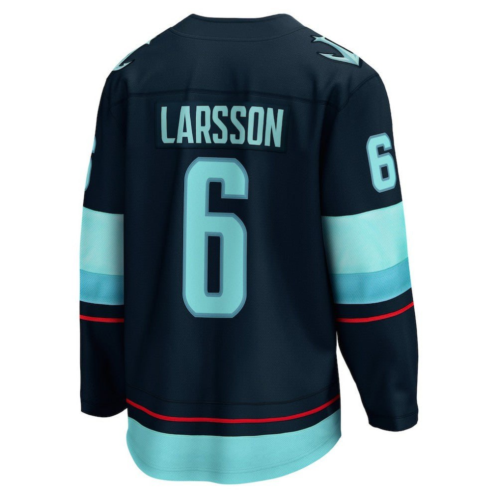 Adam Larsson Seattle Kraken Fanatics Home Breakaway Player Jersey Deep Sea Blue