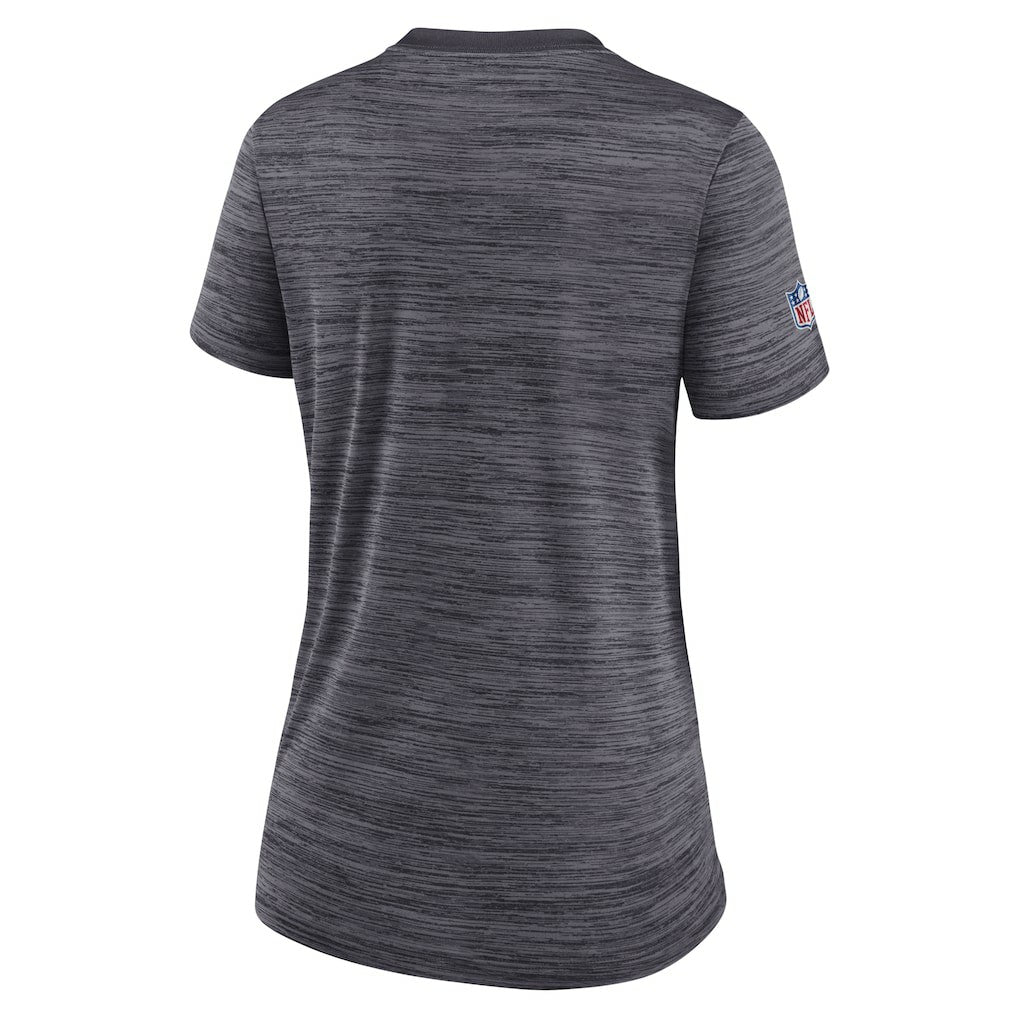 New Orleans Saints Women's Sideline Velocity Lockup Performance T-Shirt - Black | Nike for sale