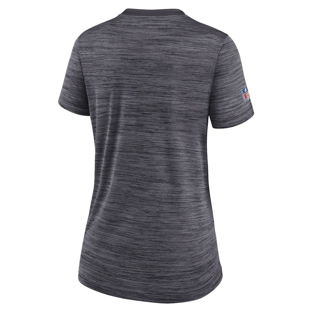 New Orleans Saints Women's Sideline Velocity Lockup Performance T-Shirt - Black | Nike for sale