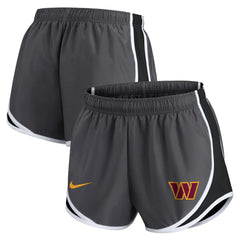 Washington Commanders Women's Team Logo Performance Tempo Shorts - Charcoal | Nike discount