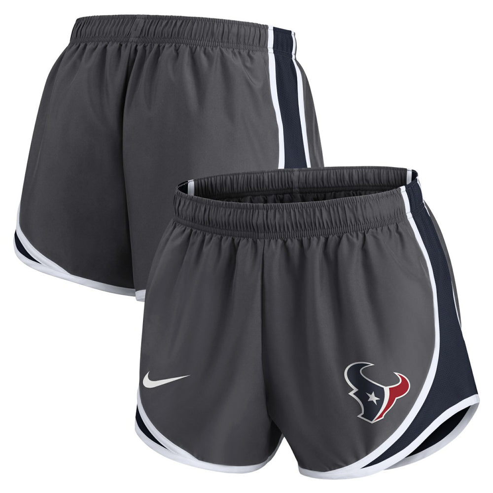 Houston Texans Women's Team Logo Performance Tempo Shorts - Charcoal | Nike sale