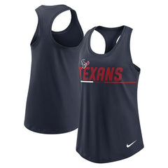 Houston Texans Women's Team Name City Tri-Blend Racerback Tank Top - Navy | Nike for sale