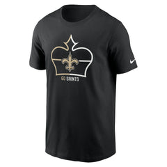 New Orleans Saints Essential Local Phrase T-Shirt - Black | Nike online