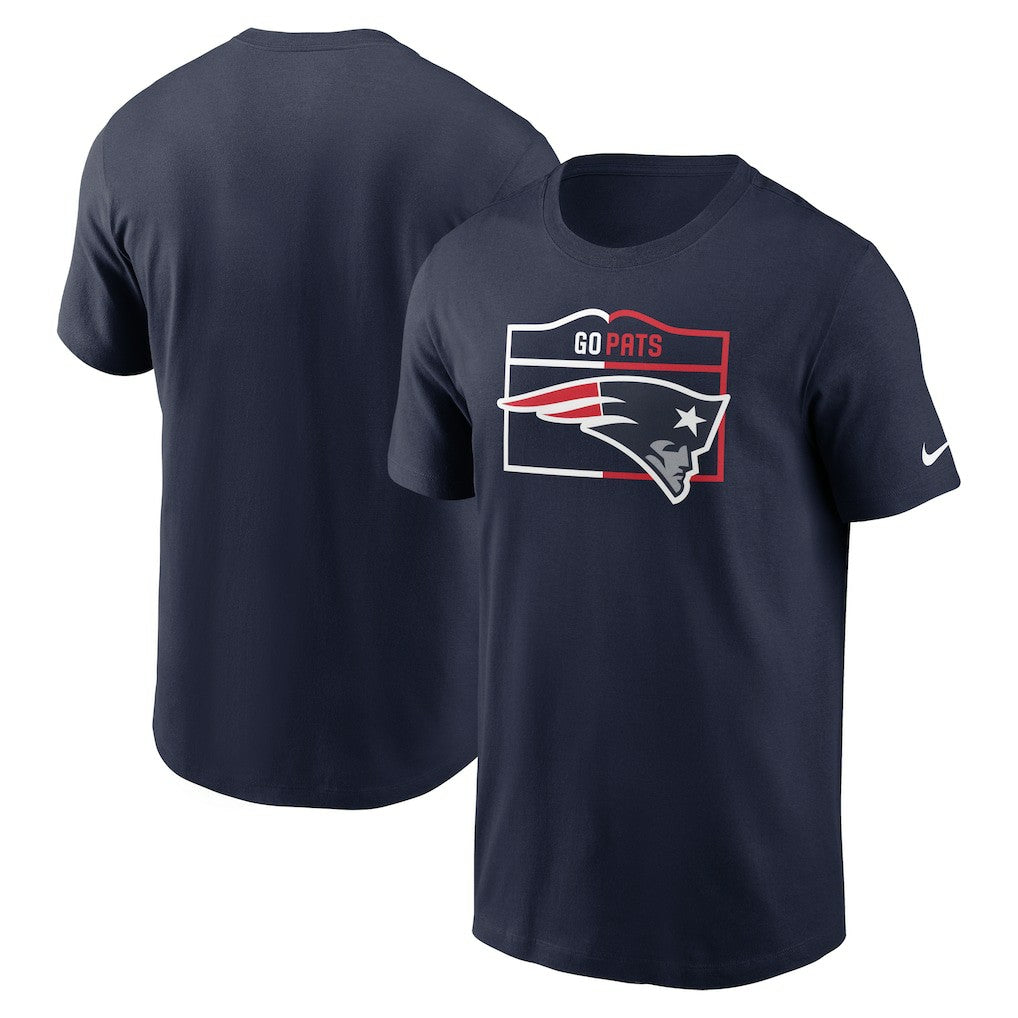 New England Patriots Essential Local Phrase T-Shirt - Navy | Nike cheap