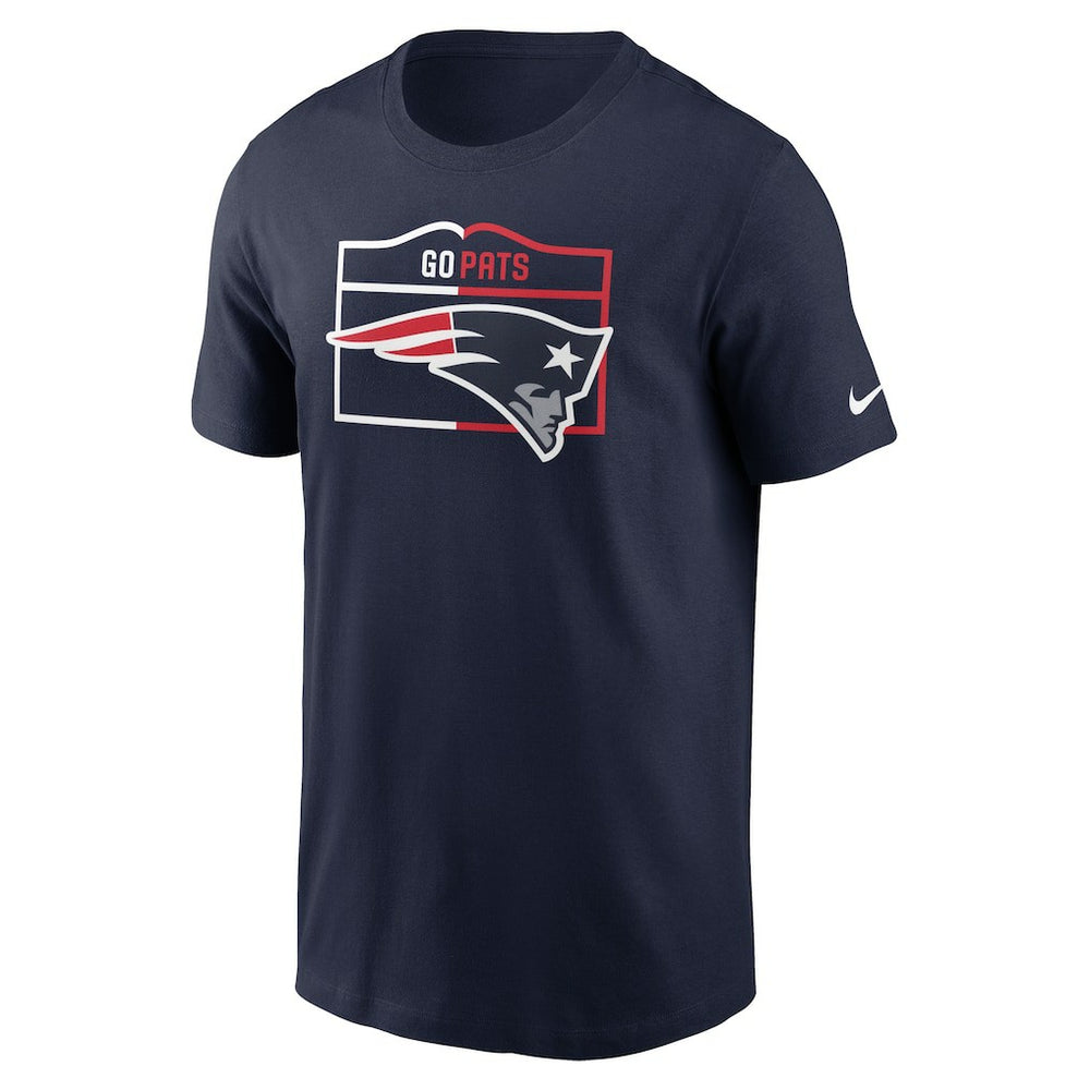 New England Patriots Essential Local Phrase T-Shirt - Navy | Nike cheap