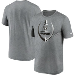 Las Vegas Raiders Icon Legend Performance T-Shirt - Heathered Gray | Nike on sale