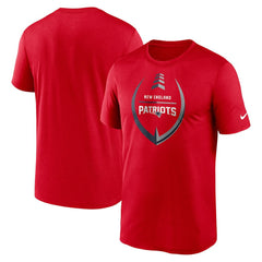 New England Patriots Icon Legend Performance T-Shirt - Red | Nike outlet