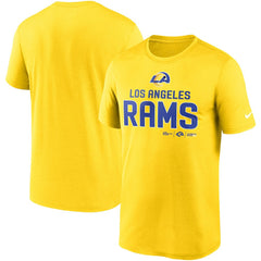Los Angeles Rams Legend Community Performance T-Shirt - Gold | Nike outlet