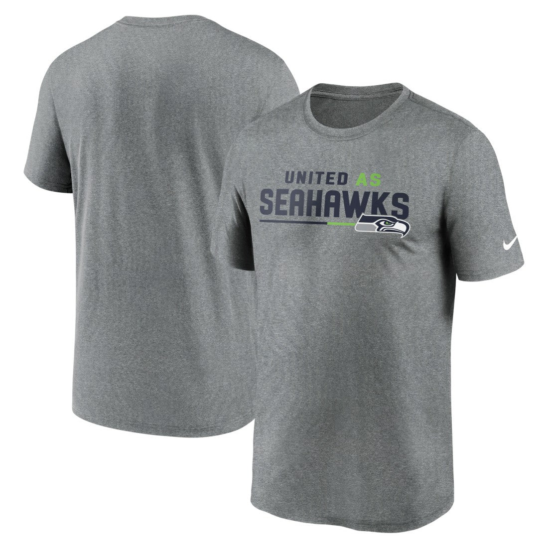 Seattle Seahawks Legend Team Shoutout Performance T-Shirt - Heather Gray | Nike discount