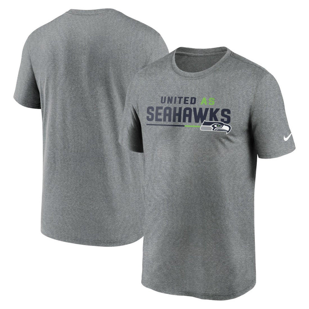 Seattle Seahawks Legend Team Shoutout Performance T-Shirt - Heather Gray | Nike discount