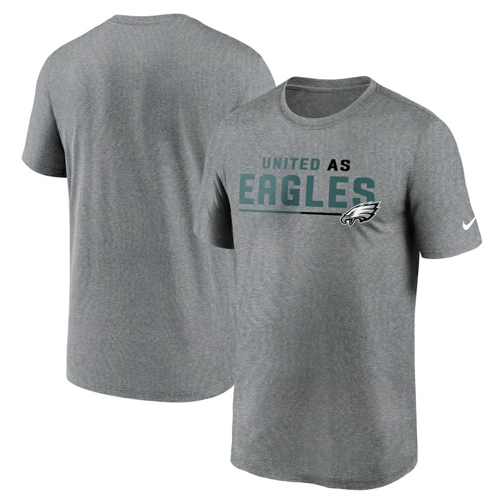 Philadelphia Eagles Legend Team Shoutout Performance T-Shirt - Heather Gray | Nike discount