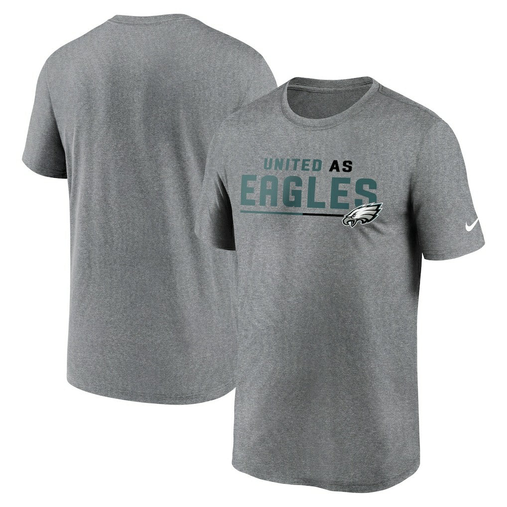 Philadelphia Eagles Legend Team Shoutout Performance T-Shirt - Heather Gray | Nike discount