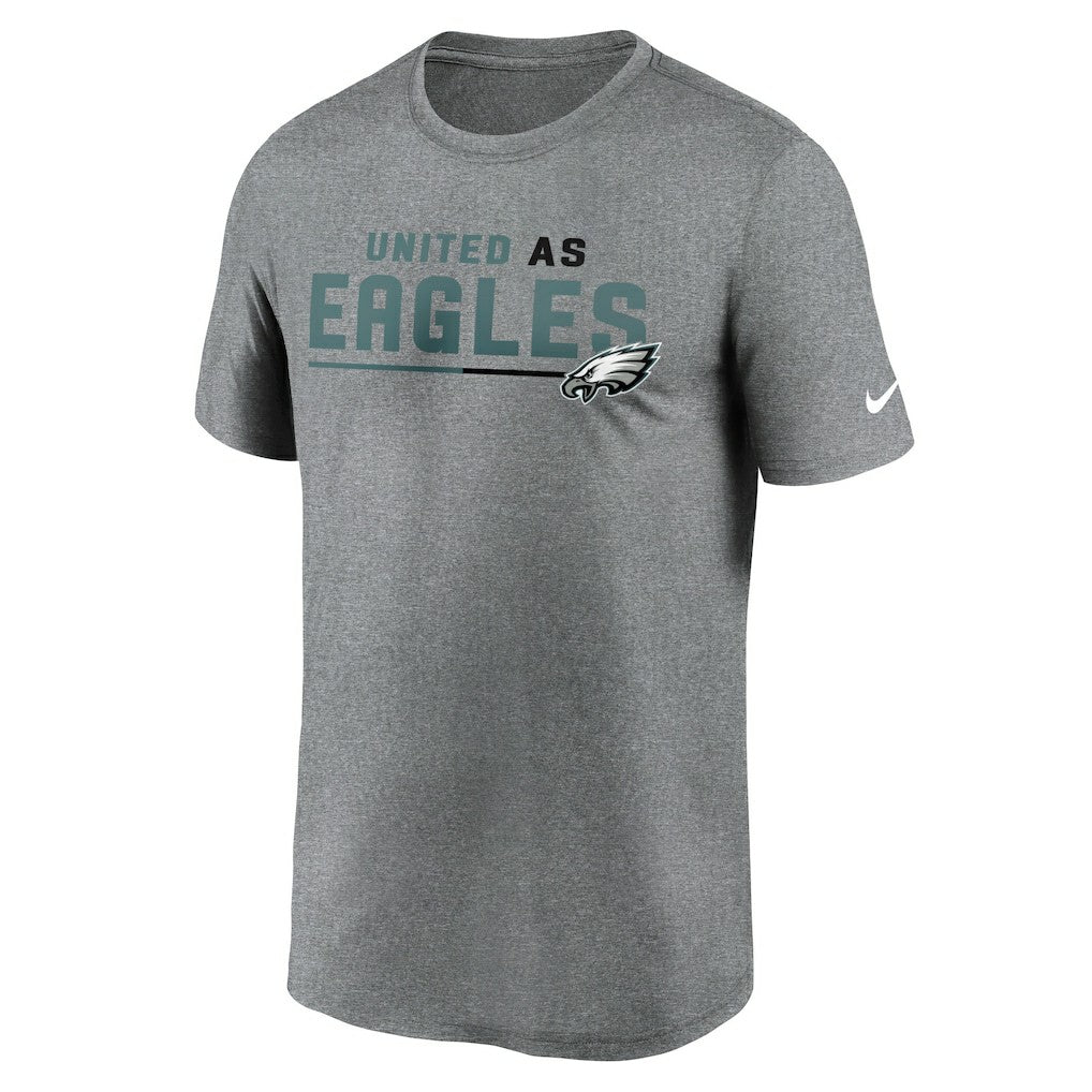 Philadelphia Eagles Legend Team Shoutout Performance T-Shirt - Heather Gray | Nike discount