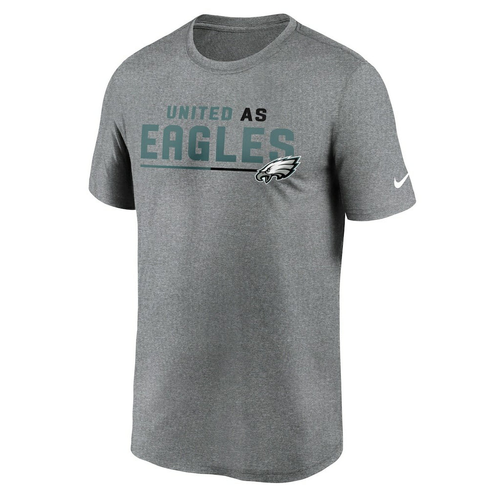 Philadelphia Eagles Legend Team Shoutout Performance T-Shirt - Heather Gray | Nike discount