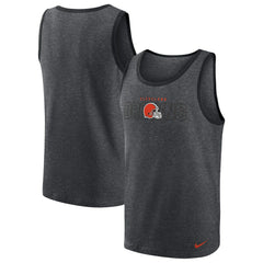 Cleveland Browns Tri-Blend Tank Top - Heathered Charcoal | Nike sale