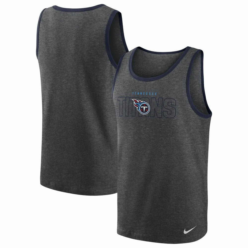 Tennessee Titans Tri-Blend Tank Top - Heathered Charcoal | Nike outlet