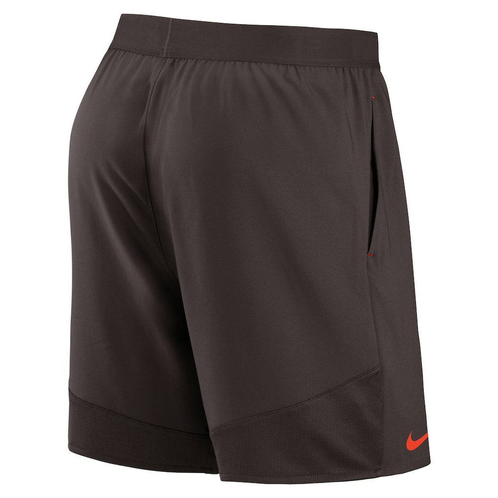 Cleveland Browns Stretch Woven Shorts - Brown | Nike discount