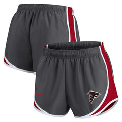 Atlanta Falcons Women's Team Logo Performance Tempo Shorts - Charcoal | Nike on sale