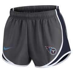 Tennessee Titans Women's Team Logo Performance Tempo Shorts - Charcoal | Nike cheap