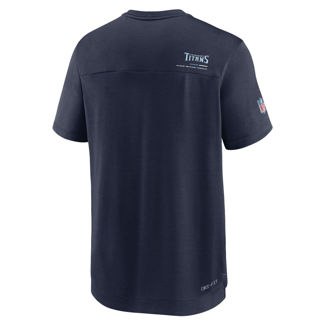 Tennessee Titans Sideline Coach Chevron Lock Up Logo V-Neck Performance T-Shirt - Navy | Nike online