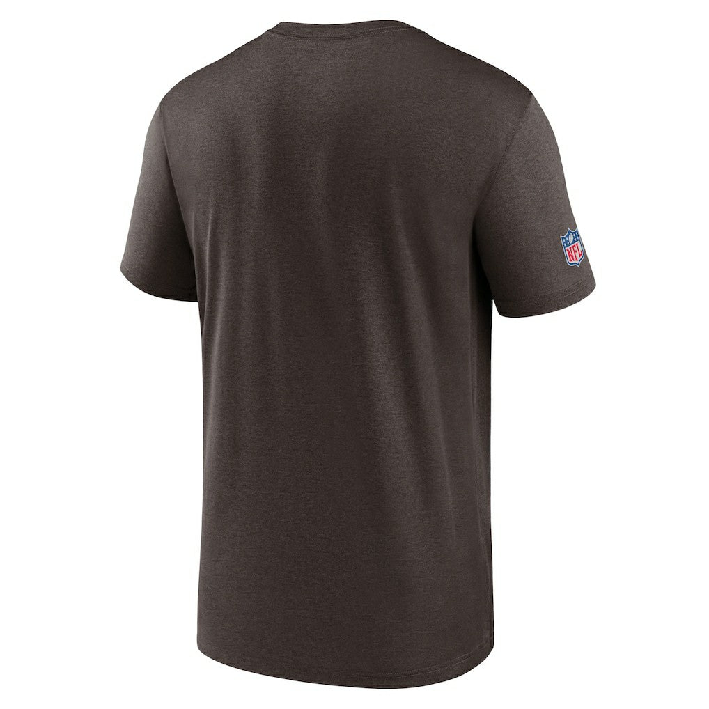 Cleveland Browns Sideline Infograph Performance T-Shirt - Brown | Nike sale