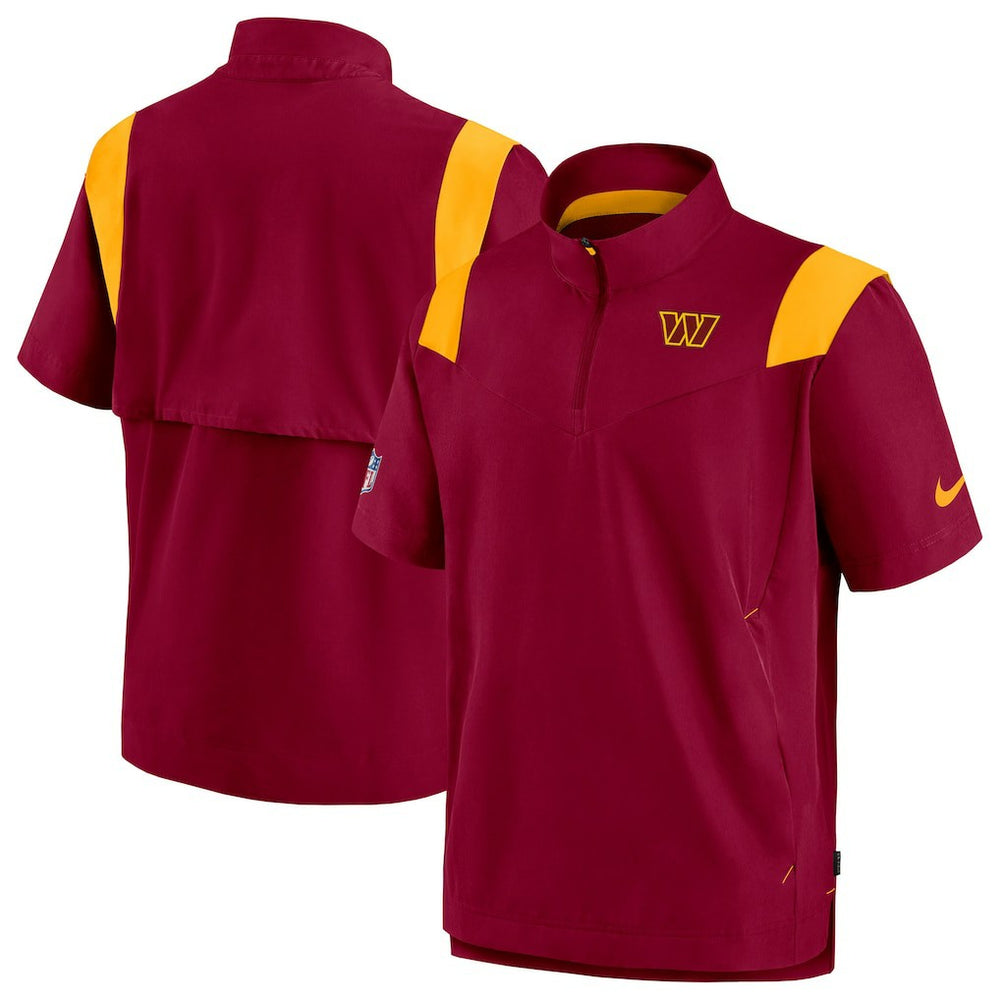 Washington Commanders Sideline Coaches Chevron Lockup Pullover Top - Burgundy | Nike cheap