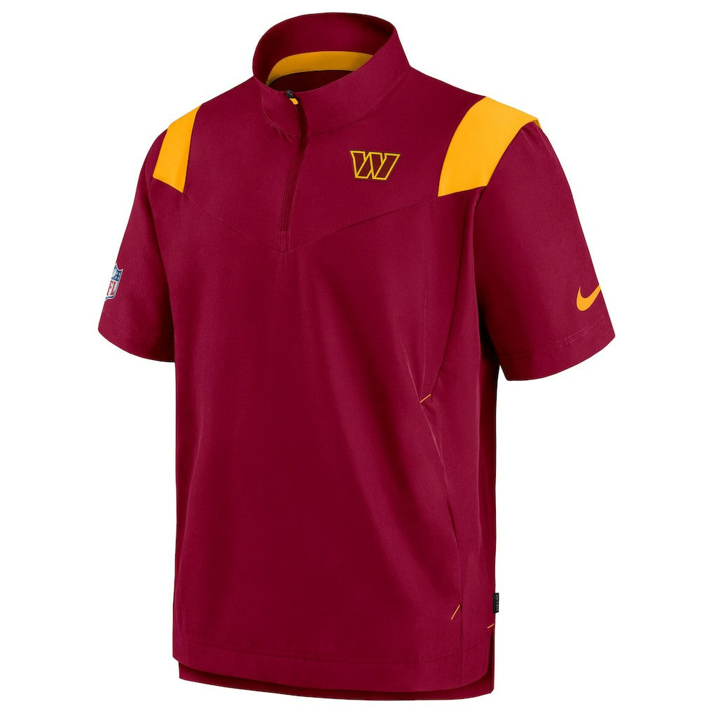 Washington Commanders Sideline Coaches Chevron Lockup Pullover Top - Burgundy | Nike cheap