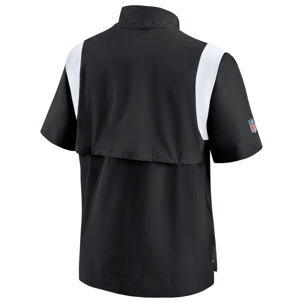 Las Vegas Raiders Sideline Coaches Chevron Lockup Pullover Top - Black | Nike cheap