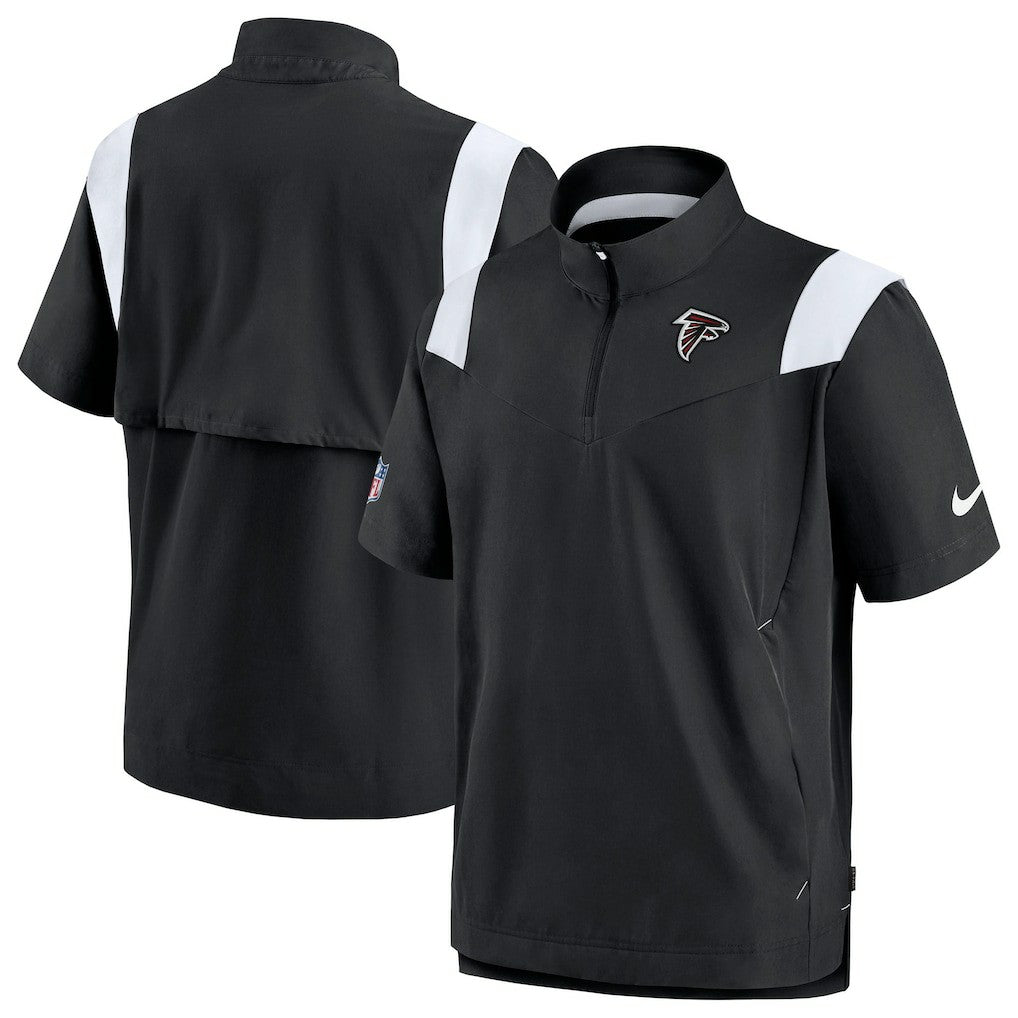 Atlanta Falcons Sideline Coaches Chevron Lockup Pullover Top - Black | Nike for sale