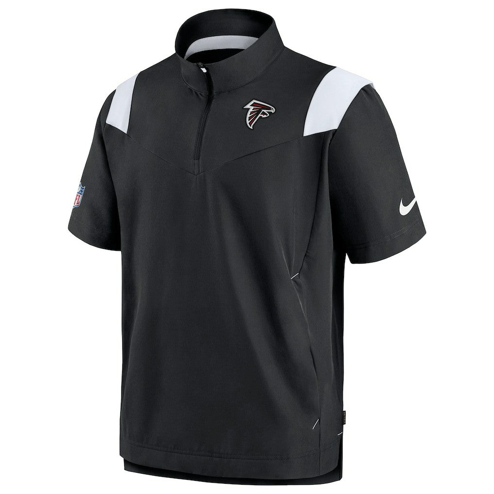 Atlanta Falcons Sideline Coaches Chevron Lockup Pullover Top - Black | Nike for sale