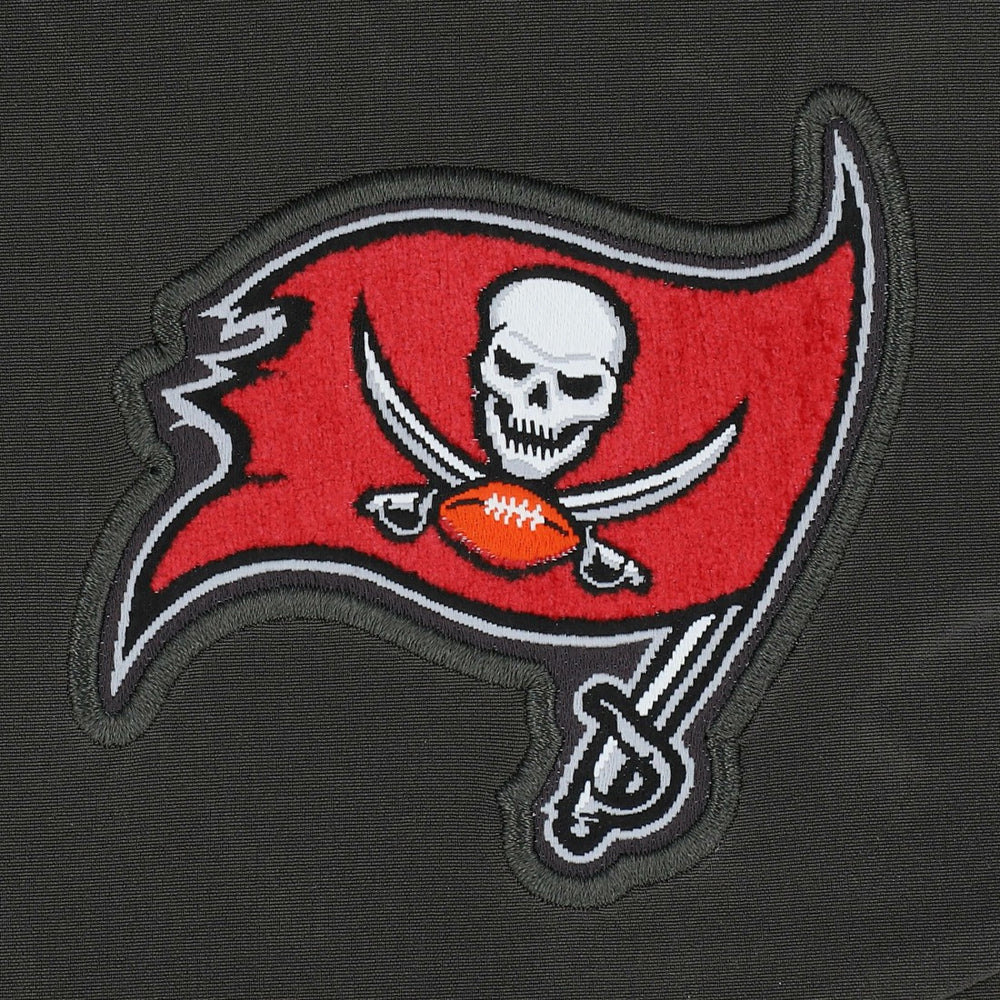 Tampa Bay Buccaneers Sideline Coaches Chevron Lockup Pullover Top - Pewter | Nike for sale