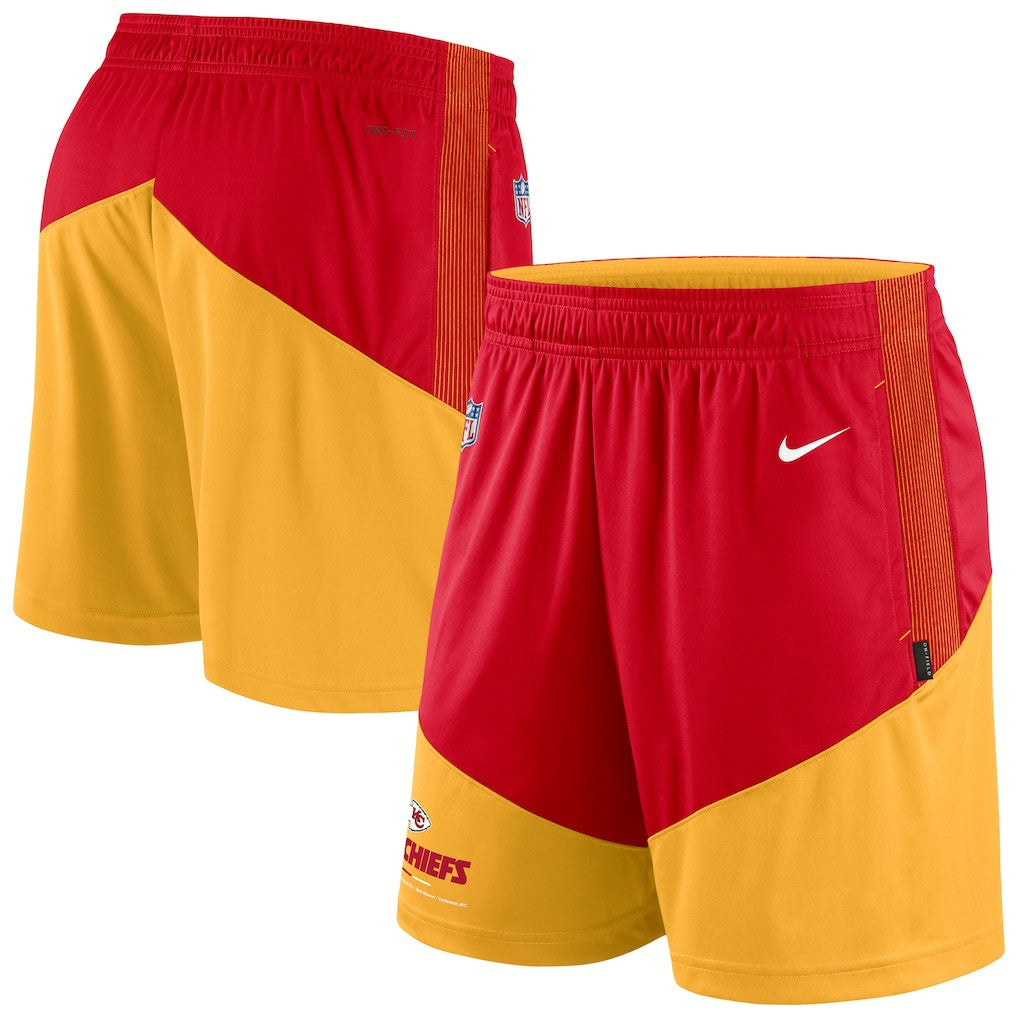 Kansas City Chiefs Sideline Primary Lockup Performance Shorts - Red/Gold | Nike discount