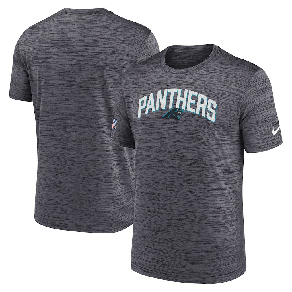 Carolina Panthers Sideline Velocity Athletic Stack Performance T-Shirt - Black | Nike outlet