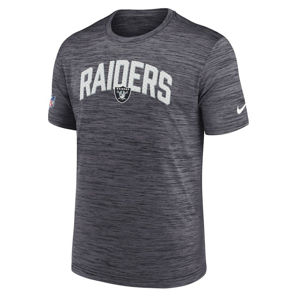 Las Vegas Raiders Sideline Velocity Athletic Stack Performance T-Shirt - Black | Nike outlet