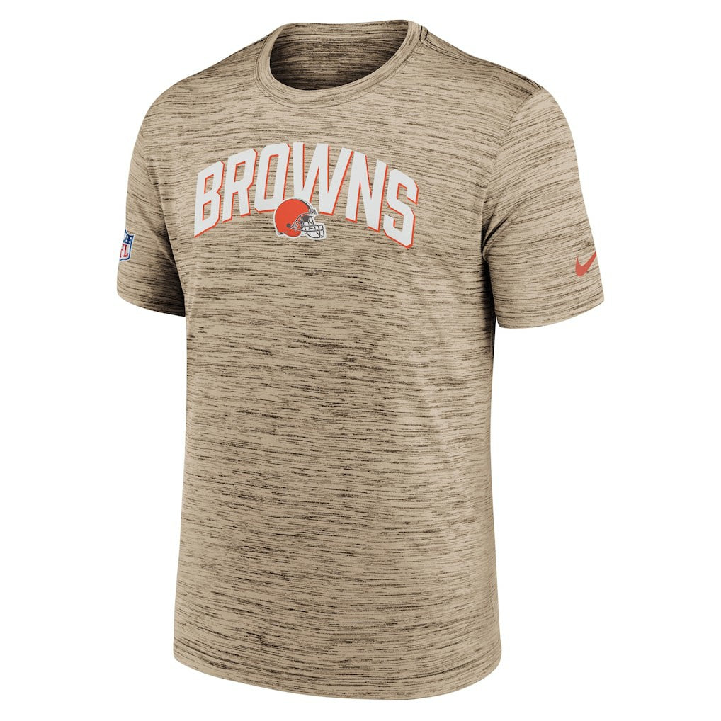 Cleveland Browns Sideline Velocity Athletic Stack Performance T-Shirt - Brown | Nike sale