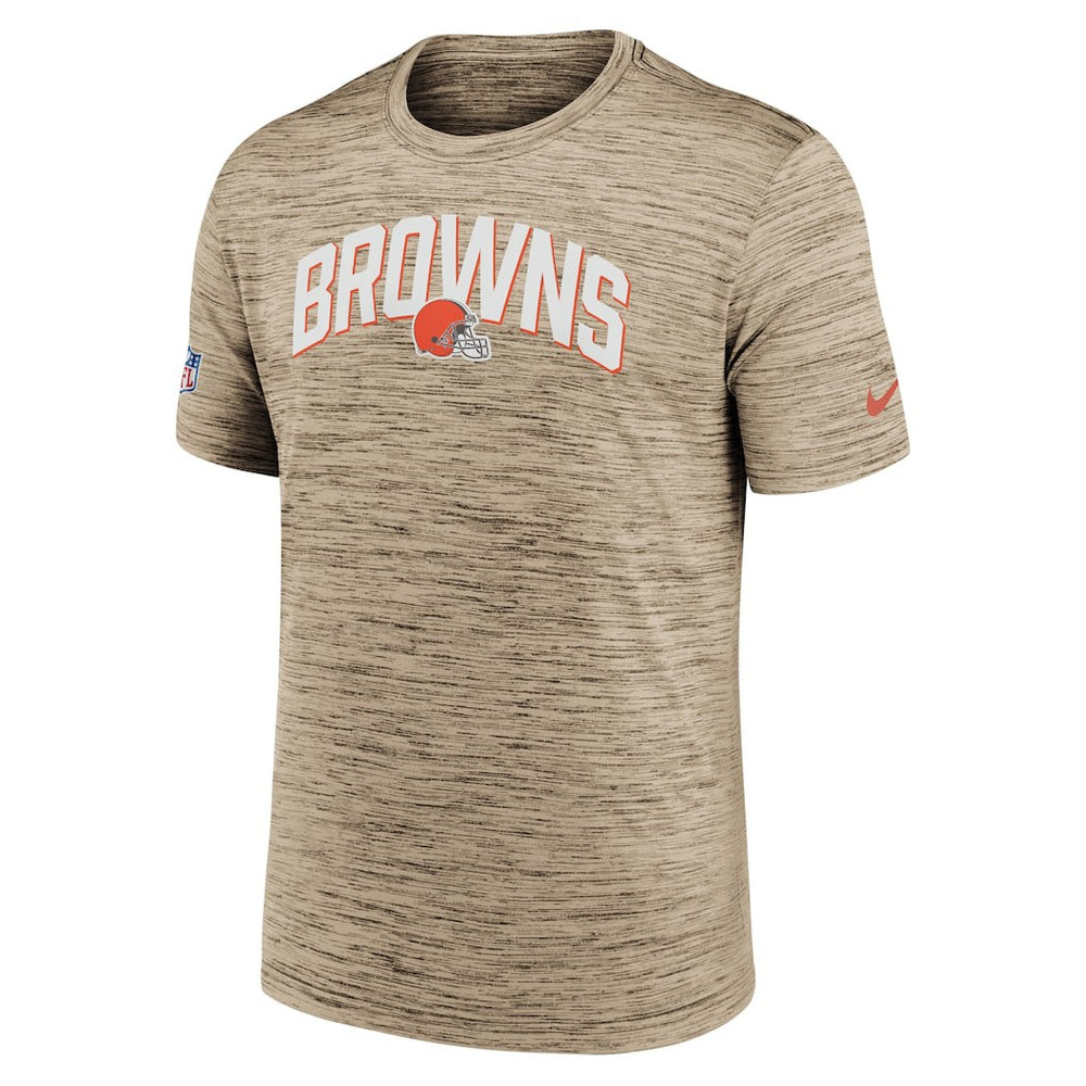 Cleveland Browns Sideline Velocity Athletic Stack Performance T-Shirt - Brown | Nike sale