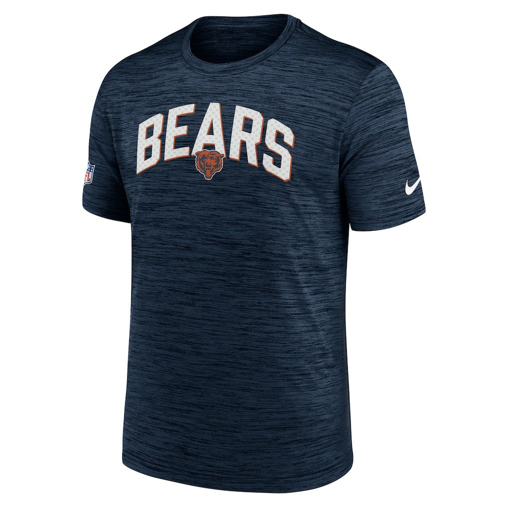 Chicago Bears Sideline Velocity Athletic Stack Performance T-Shirt - Navy | Nike for sale