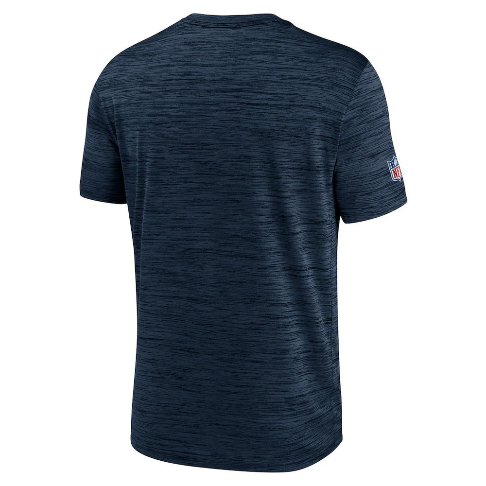 Chicago Bears Sideline Velocity Athletic Stack Performance T-Shirt - Navy | Nike for sale