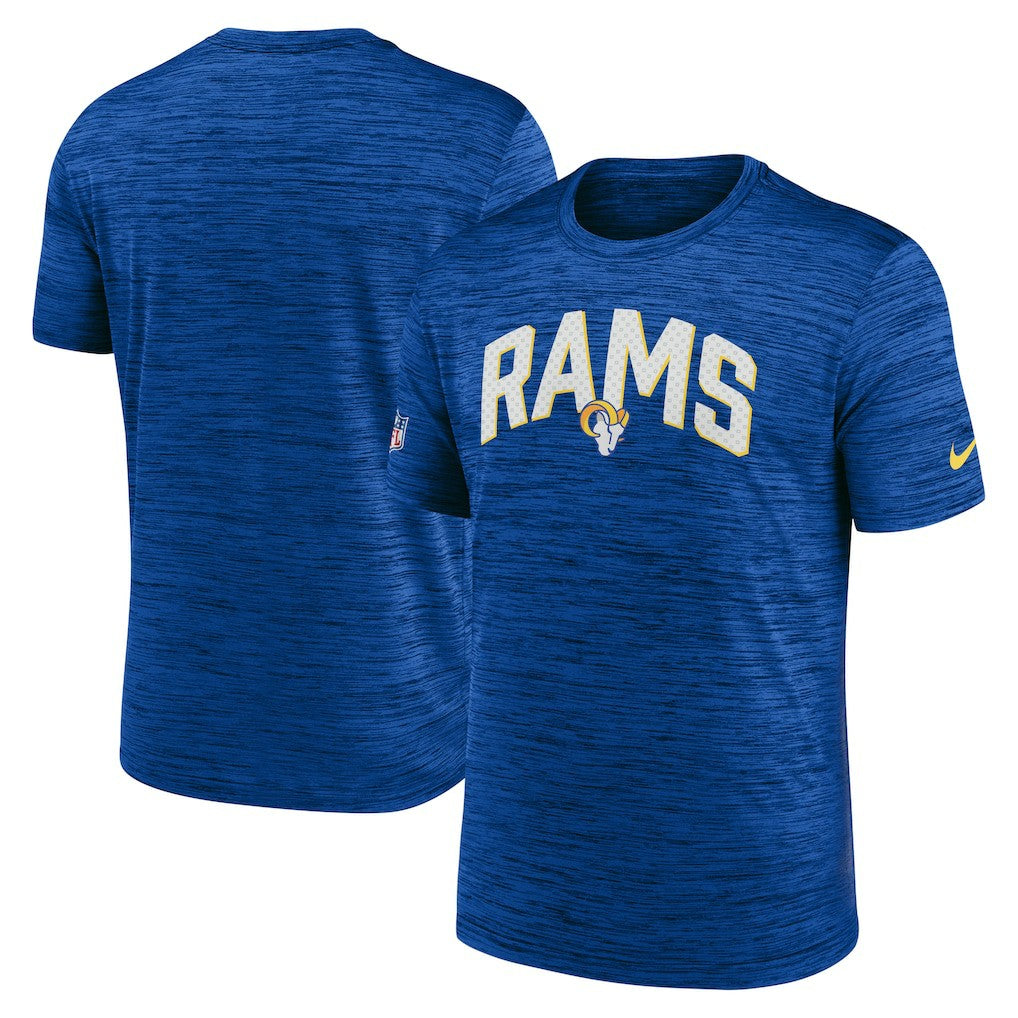 Los Angeles Rams Sideline Velocity Athletic Stack Performance T-Shirt - Royal | Nike outlet