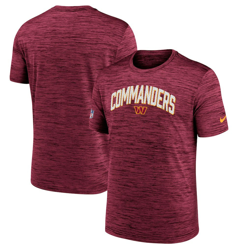 Washington Commanders Sideline Velocity Athletic Stack Performance T-Shirt - Burgundy | Nike cheap