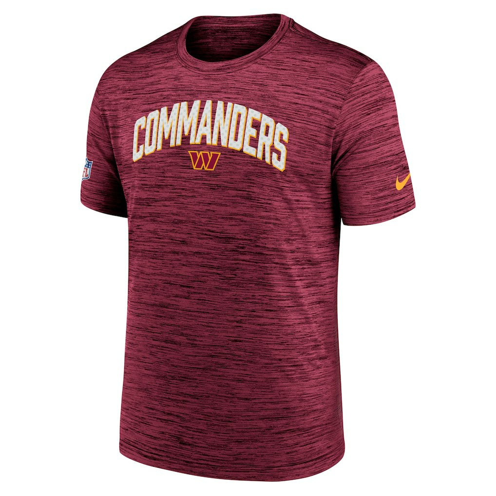 Washington Commanders Sideline Velocity Athletic Stack Performance T-Shirt - Burgundy | Nike cheap