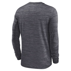 Las Vegas Raiders Sideline Velocity Athletic Stack Performance Long Sleeve T-Shirt - Charcoal | Nike online