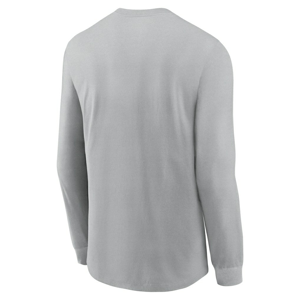Cleveland Browns Sideline Infograph Lock Up Performance Long Sleeve T-Shirt - Silver | Nike online