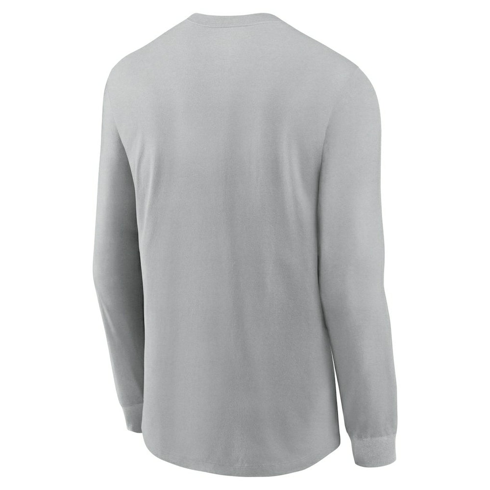Cleveland Browns Sideline Infograph Lock Up Performance Long Sleeve T-Shirt - Silver | Nike online