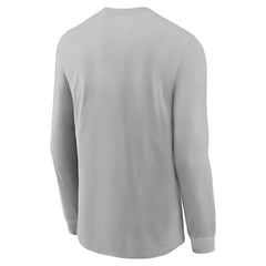 Arizona Cardinals Sideline Infograph Lock Up Performance Long Sleeve T-Shirt - Gray | Nike cheap