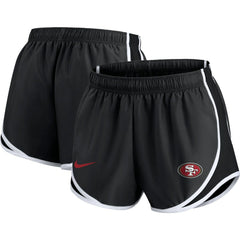 San Francisco 49ers Women's Plus Size Logo Performance Tempo Shorts - Charcoal | Nike sale